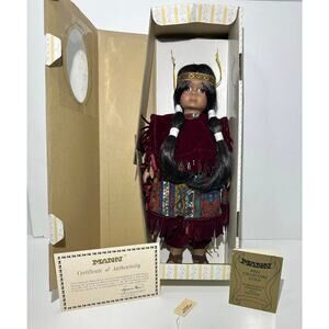 Seymour Mann Native American Indian 14" Doll Limited Edition w/ Box